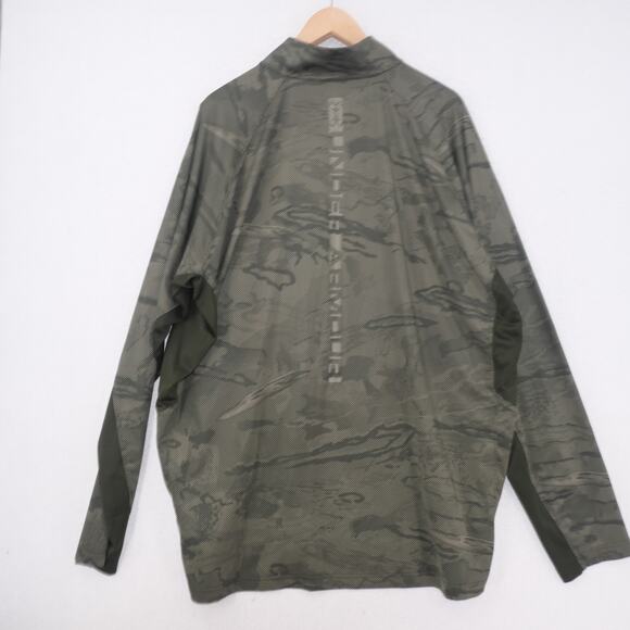 Under Armour 1/4 Zip Men's 3XL DriFit UA CoolSwitch Thermocline Camo - Picture 13 of 15